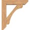 Ekena Millwork Legacy Slat Smooth Bracket w/ Offset Brace, Western Red Cedar, 7 1/2"W x 32"D x 36"H BKT0806X32X36LEC06SWR - alternate 3